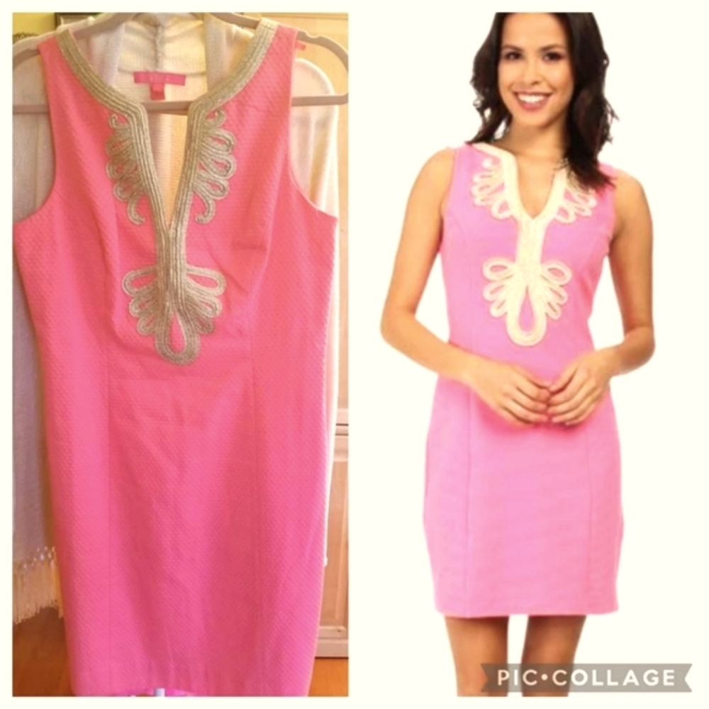 SOLD! Lilly Pulitzer sz 10 Janice shift Pink Salmon